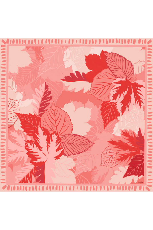 Lenço Intensidade rosa em cetim de poliéster | 40x40cm